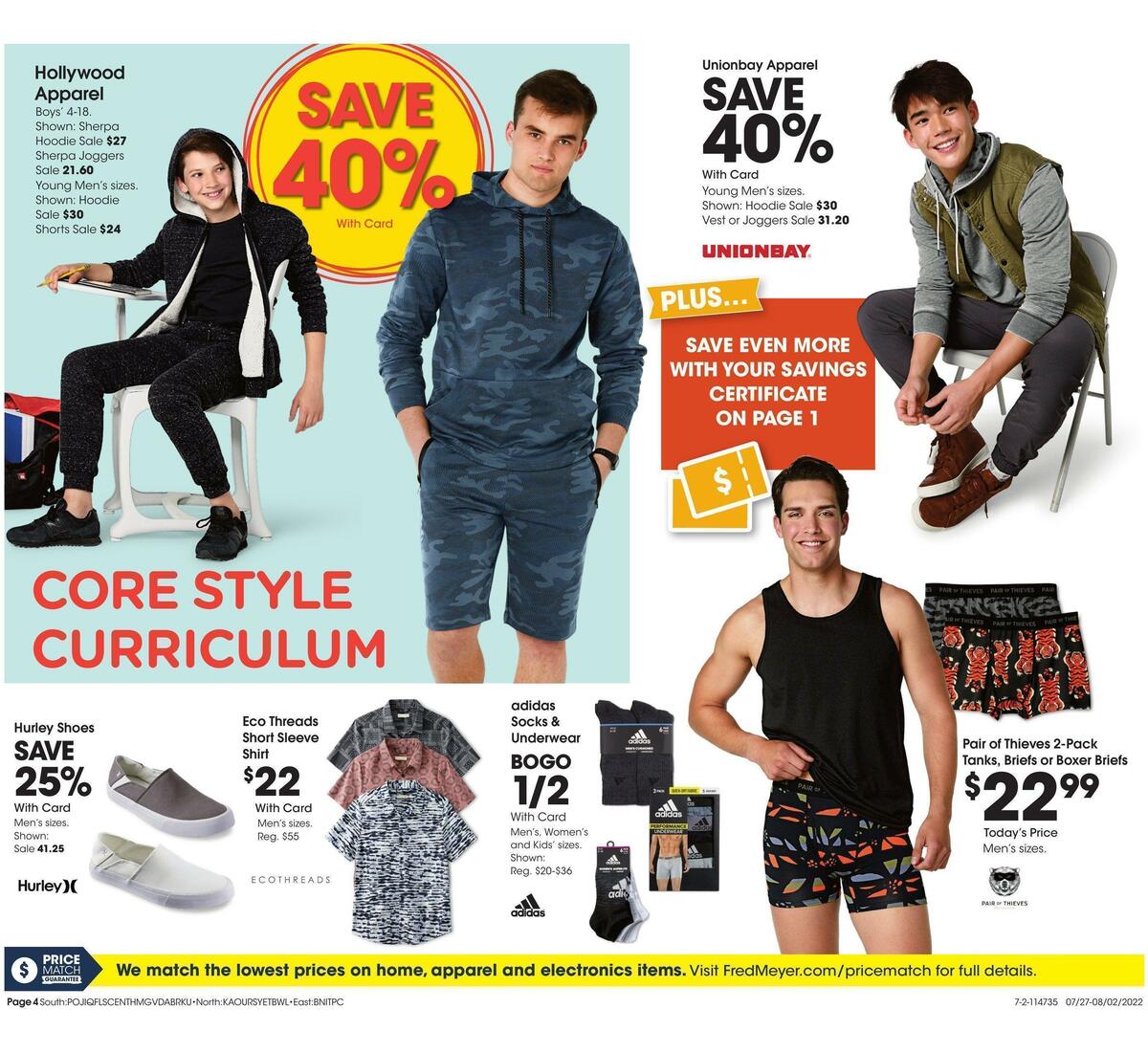 Fred Meyer General Merchandise Weekly Ad from July 27