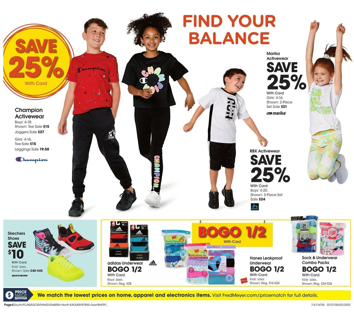 Fred Meyer General Merchandise Weekly Ad from July 27