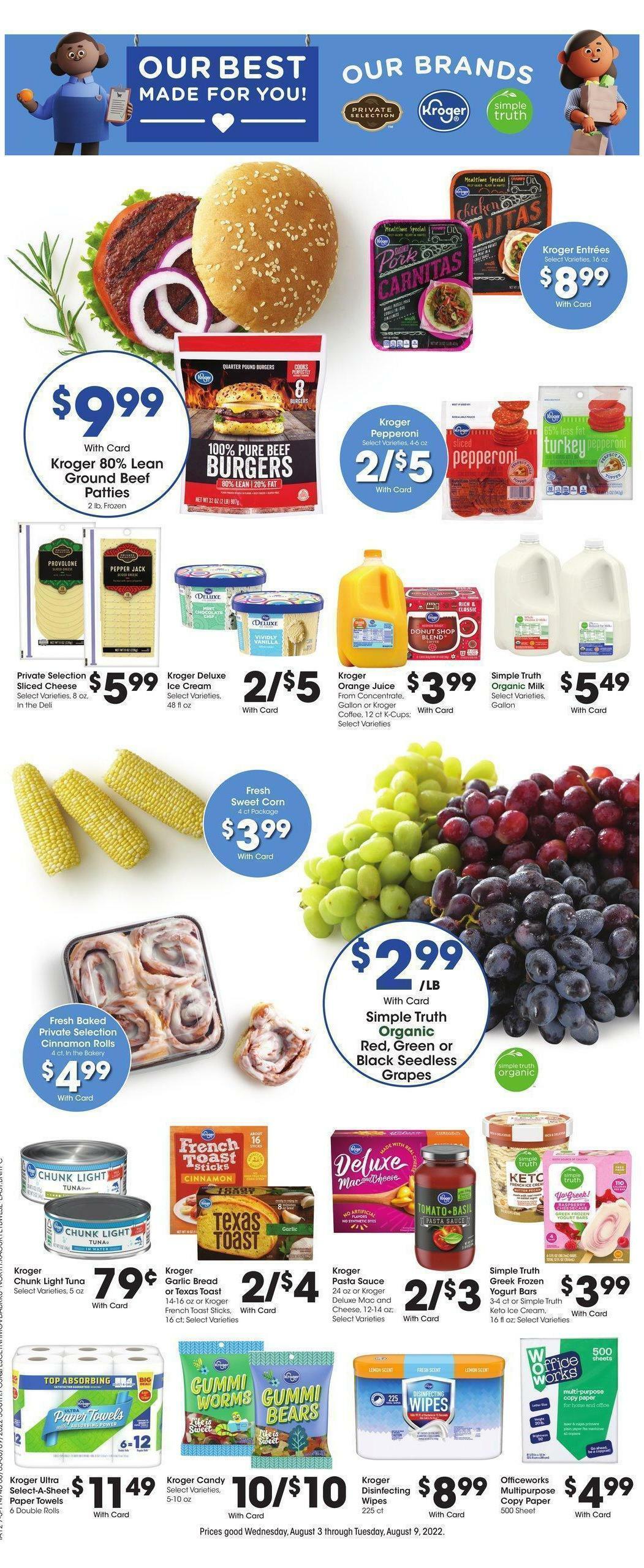 Fred Meyer Weekly Ad from August 3