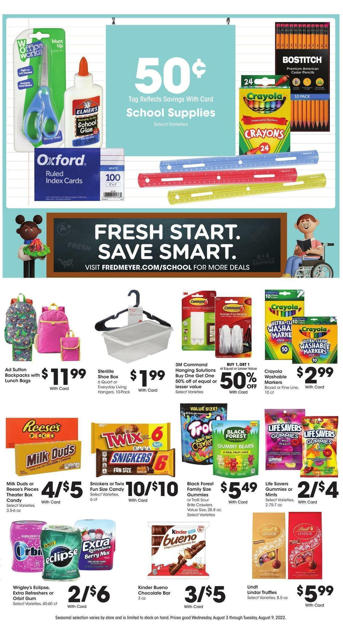 Fred Meyer Weekly Ad from August 3