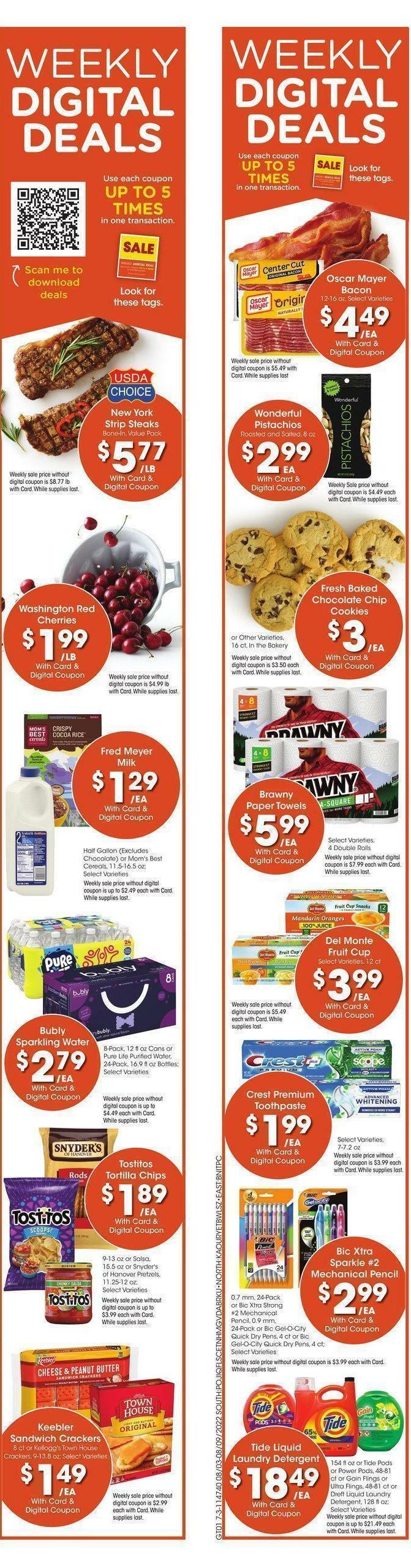 Fred Meyer Weekly Ad from August 3
