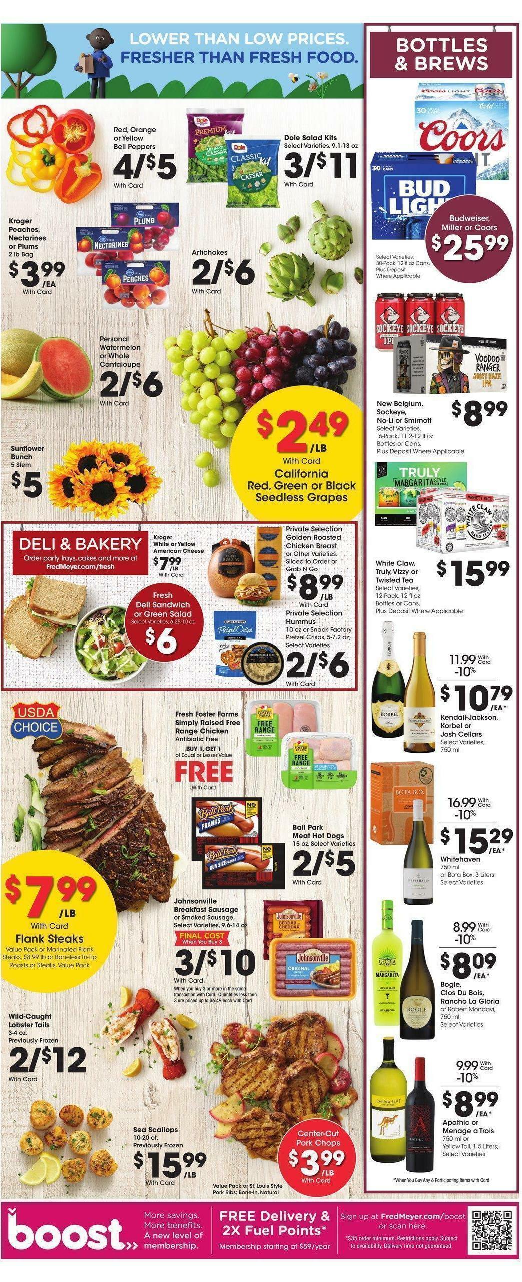 Fred Meyer Weekly Ad from August 3