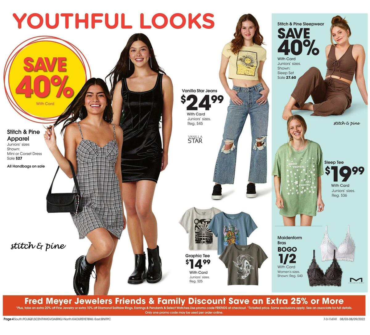 Fred Meyer General Merchandise Weekly Ad from August 3