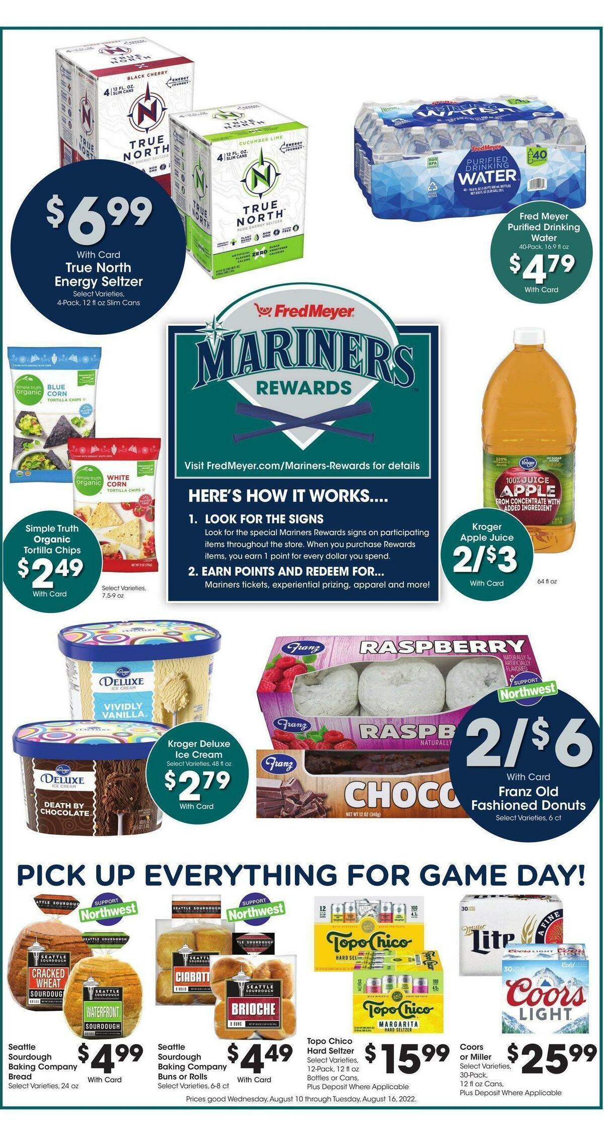 Fred Meyer Weekly Ad from August 10