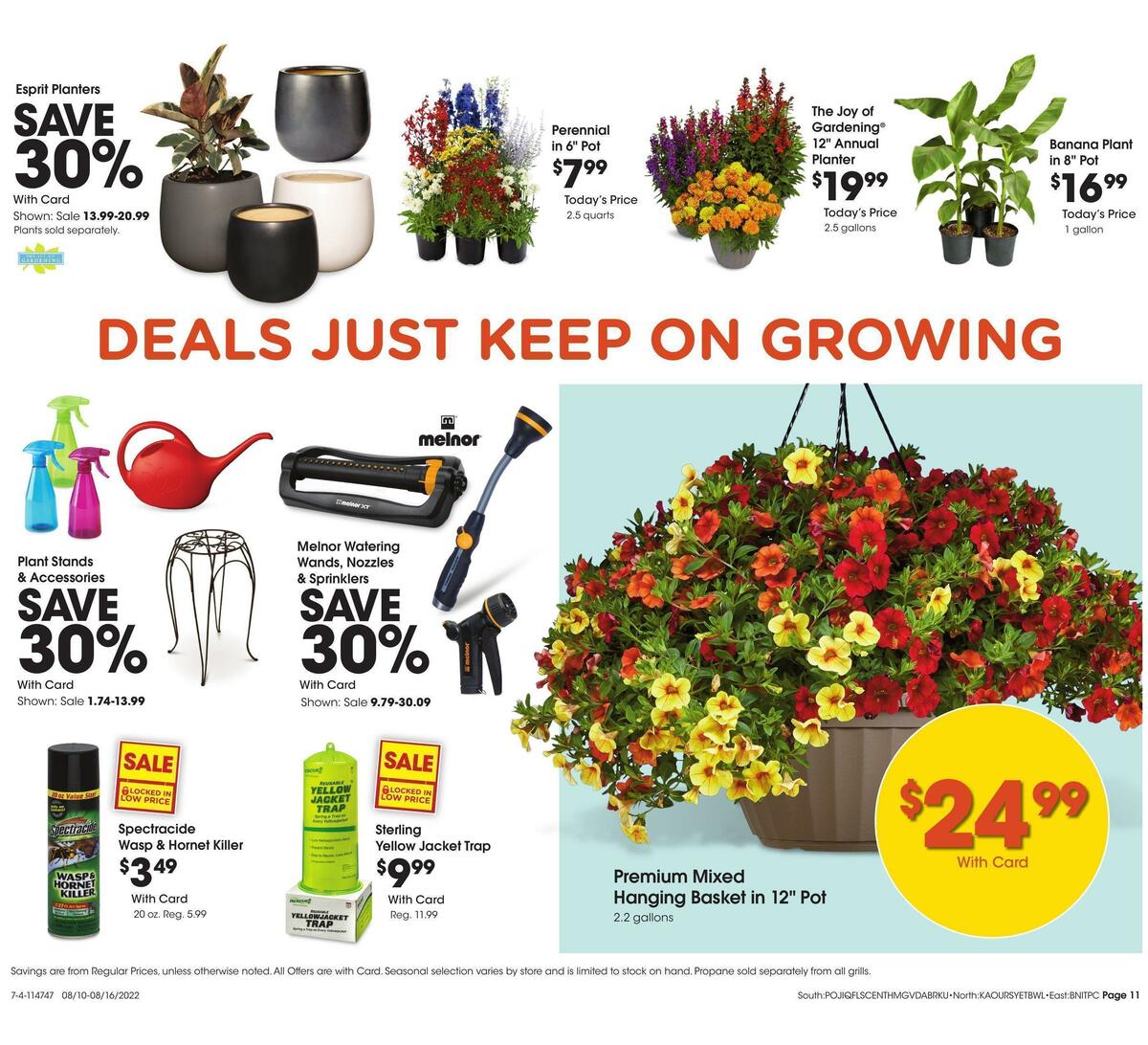 Fred Meyer General Merchandise Weekly Ad from August 10