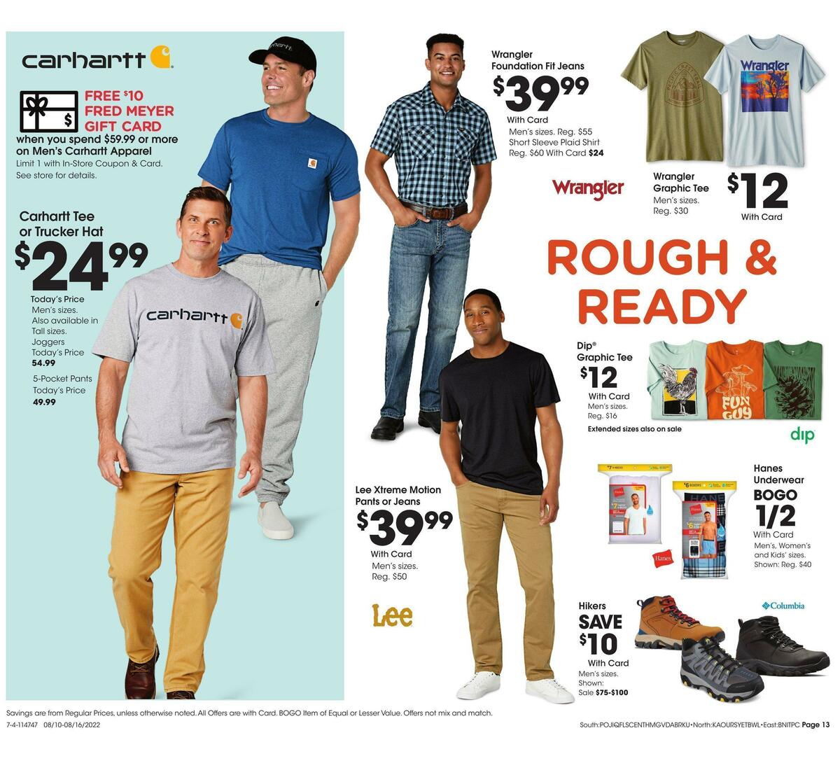 Fred Meyer General Merchandise Weekly Ad from August 10
