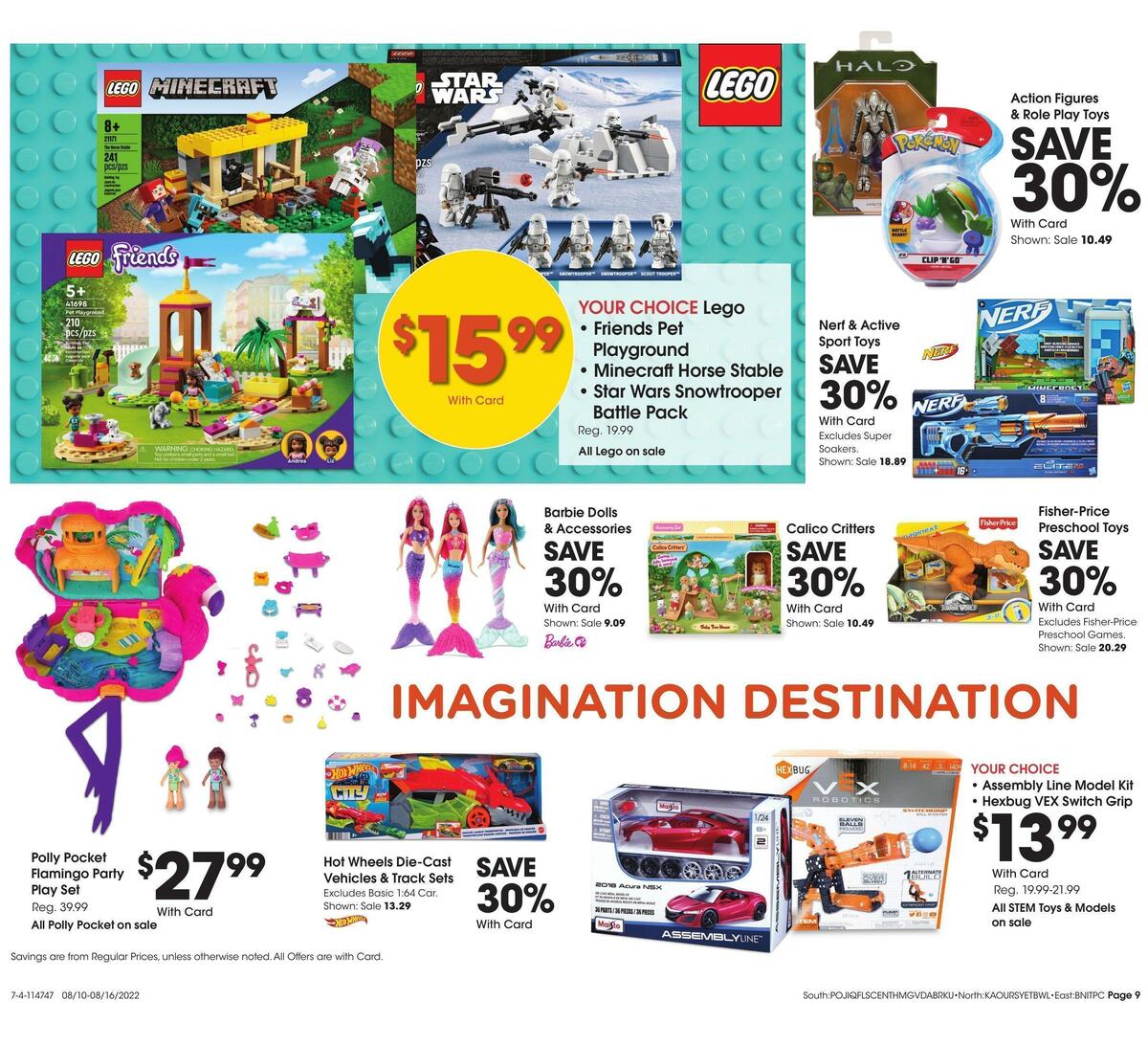 Fred Meyer General Merchandise Weekly Ad from August 10