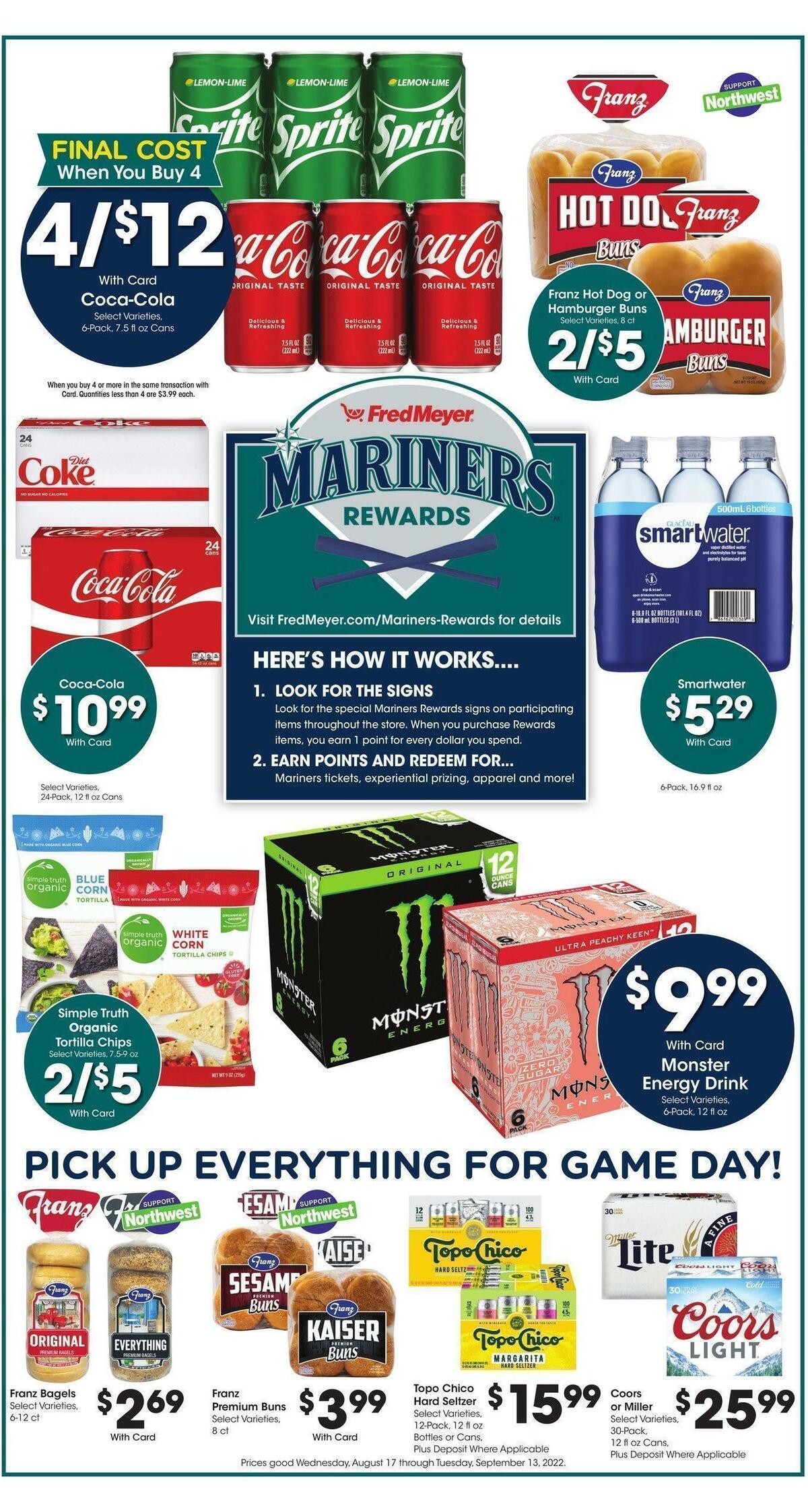 Fred Meyer Weekly Ad from August 17