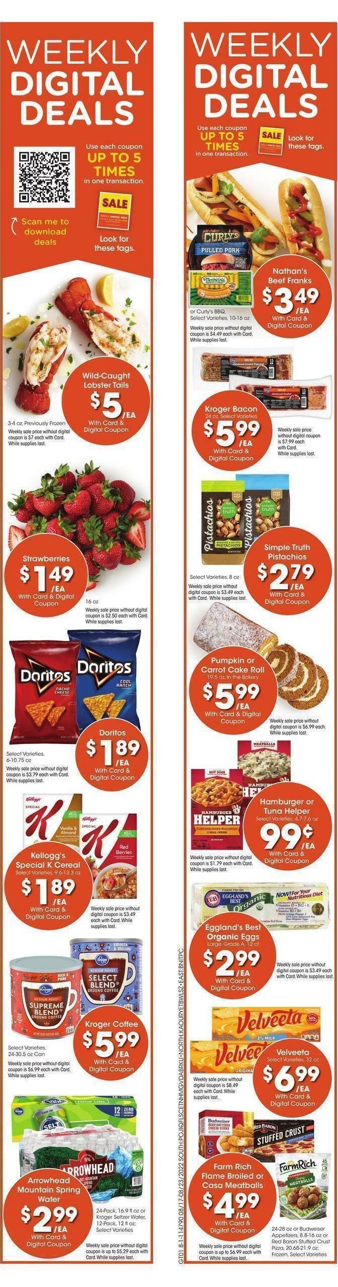 Fred Meyer Weekly Ad from August 17