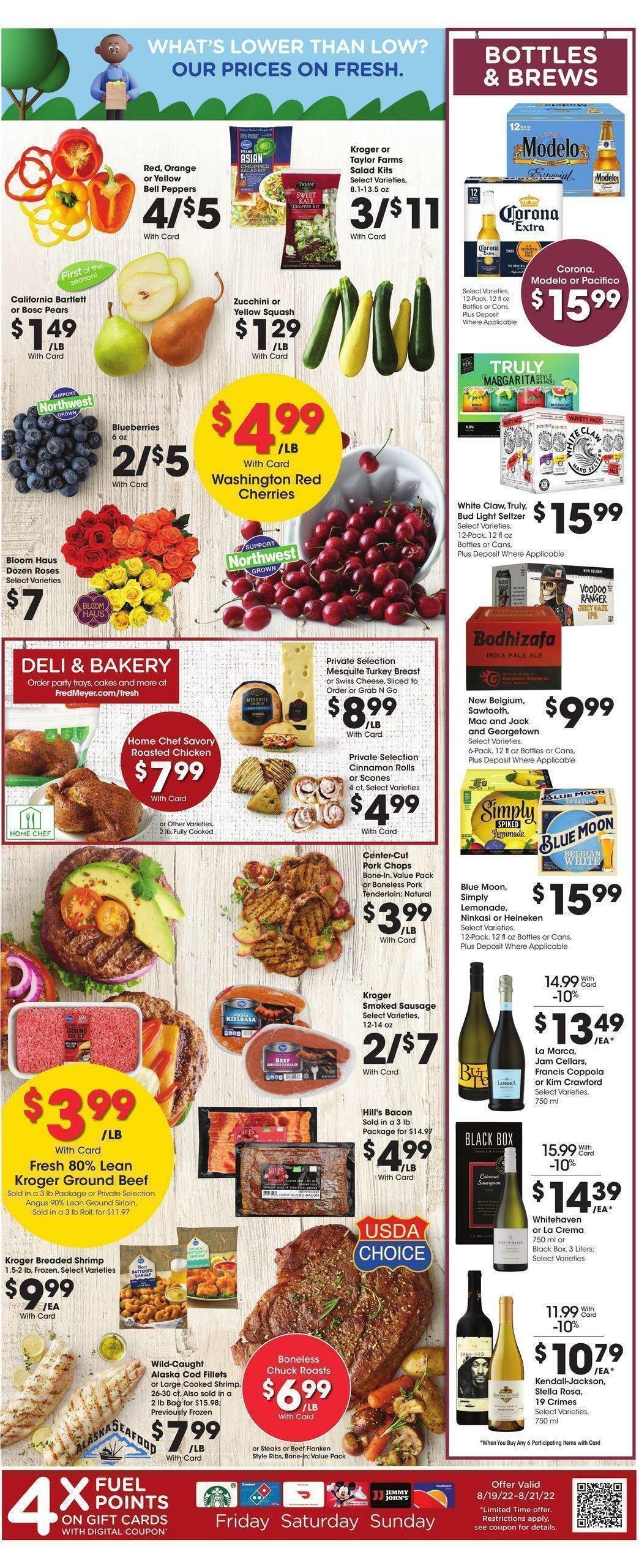 Fred Meyer Weekly Ad from August 17