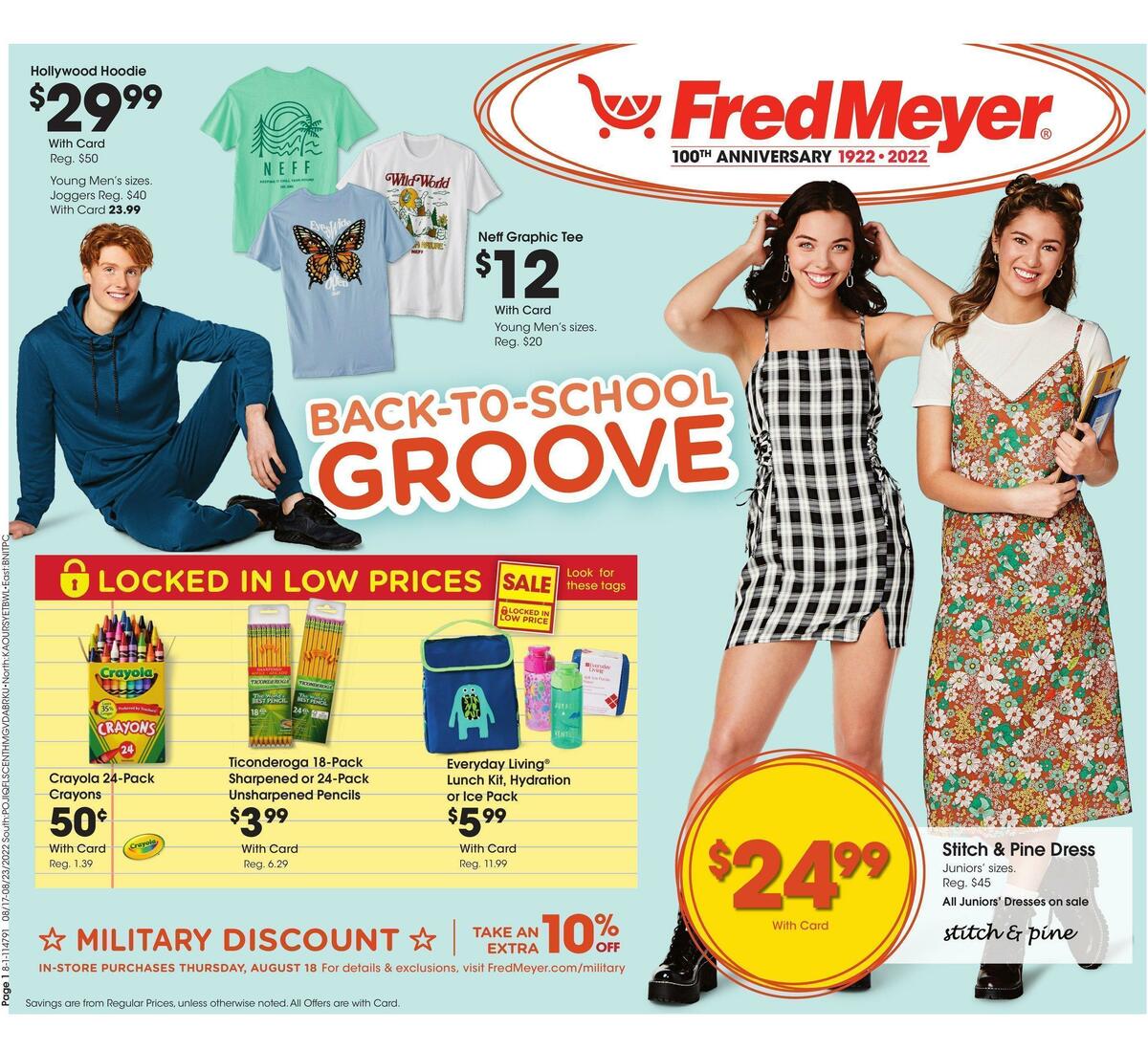 Fred Meyer General Merchandise Weekly Ad from August 17