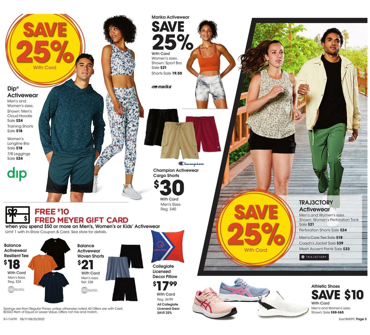 Fred Meyer General Merchandise Weekly Ad from August 17