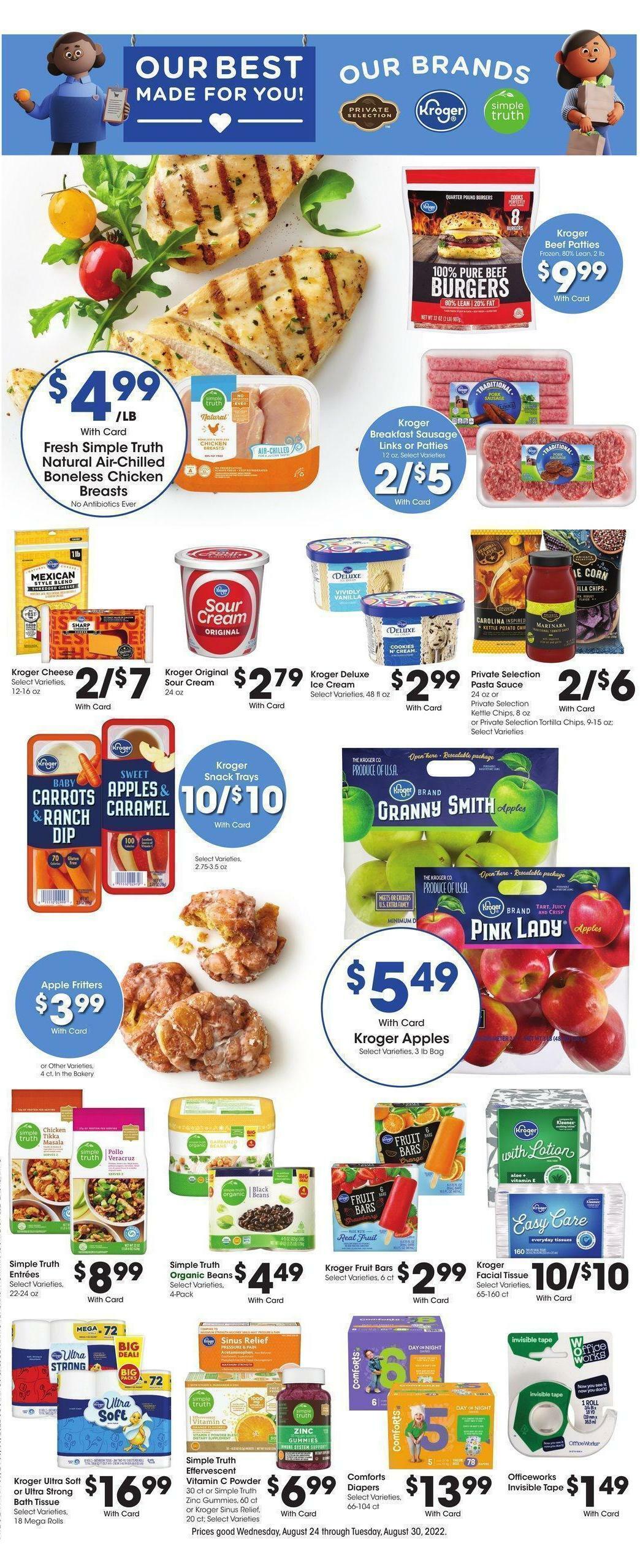 Fred Meyer Weekly Ad from August 24