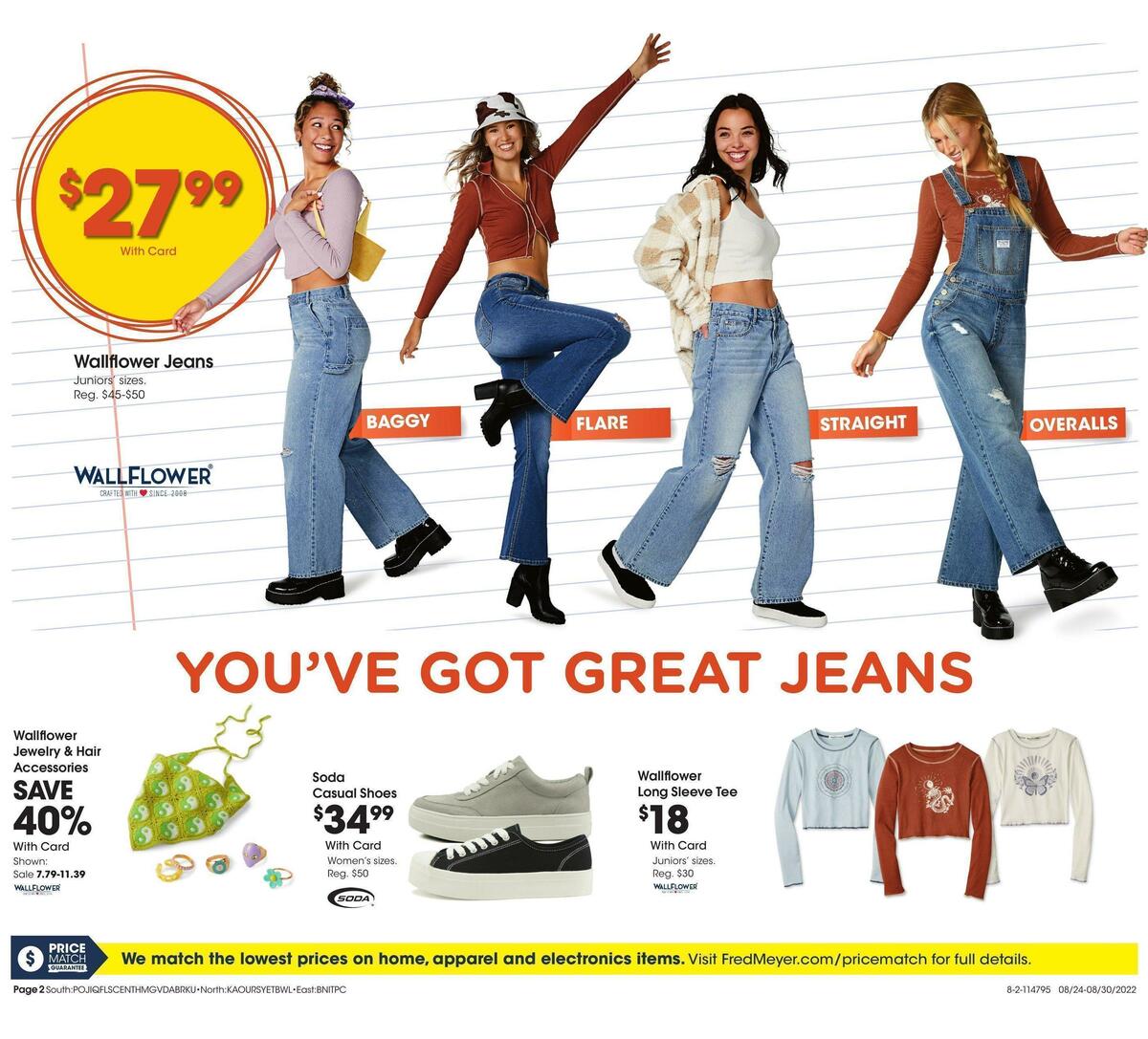 Fred Meyer General Merchandise Weekly Ad from August 24