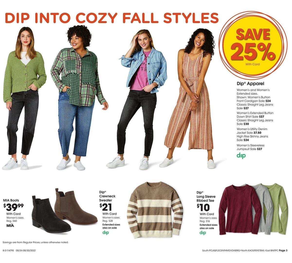 Fred Meyer General Merchandise Weekly Ad from August 24