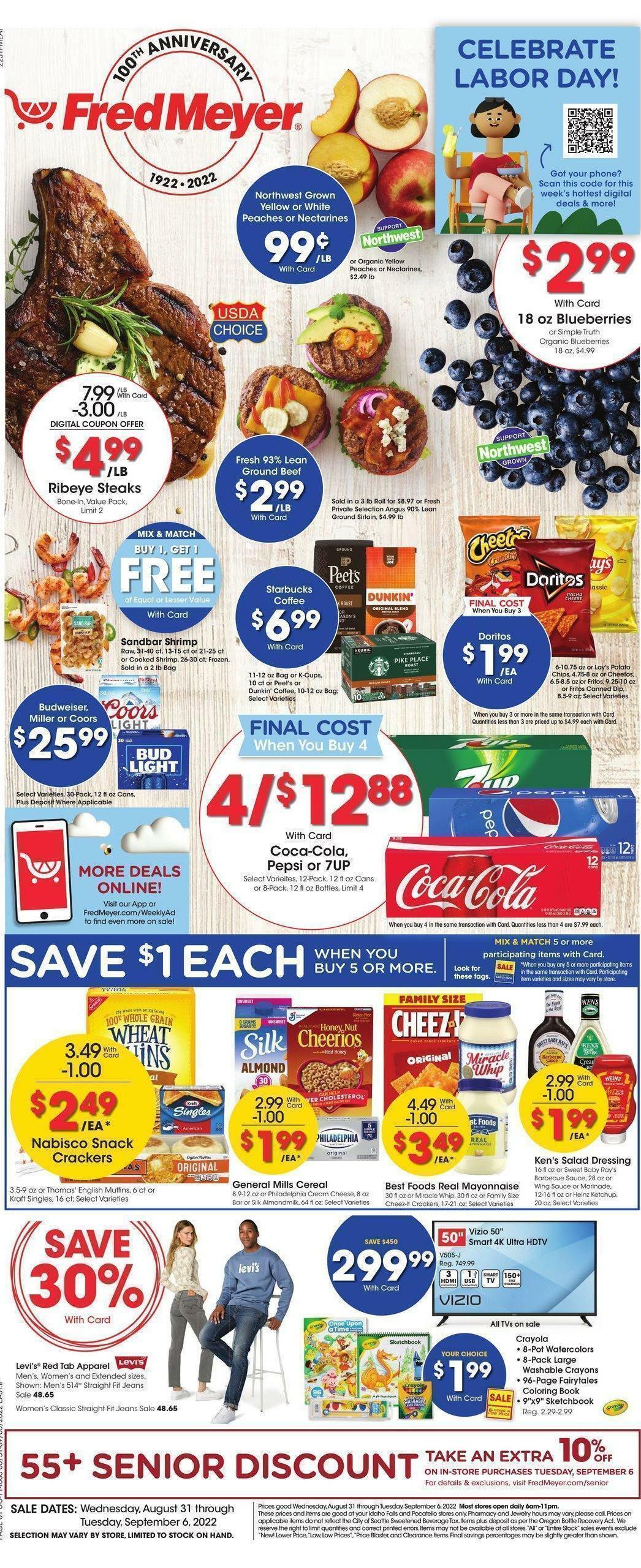 Fred Meyer Weekly Ad from August 31