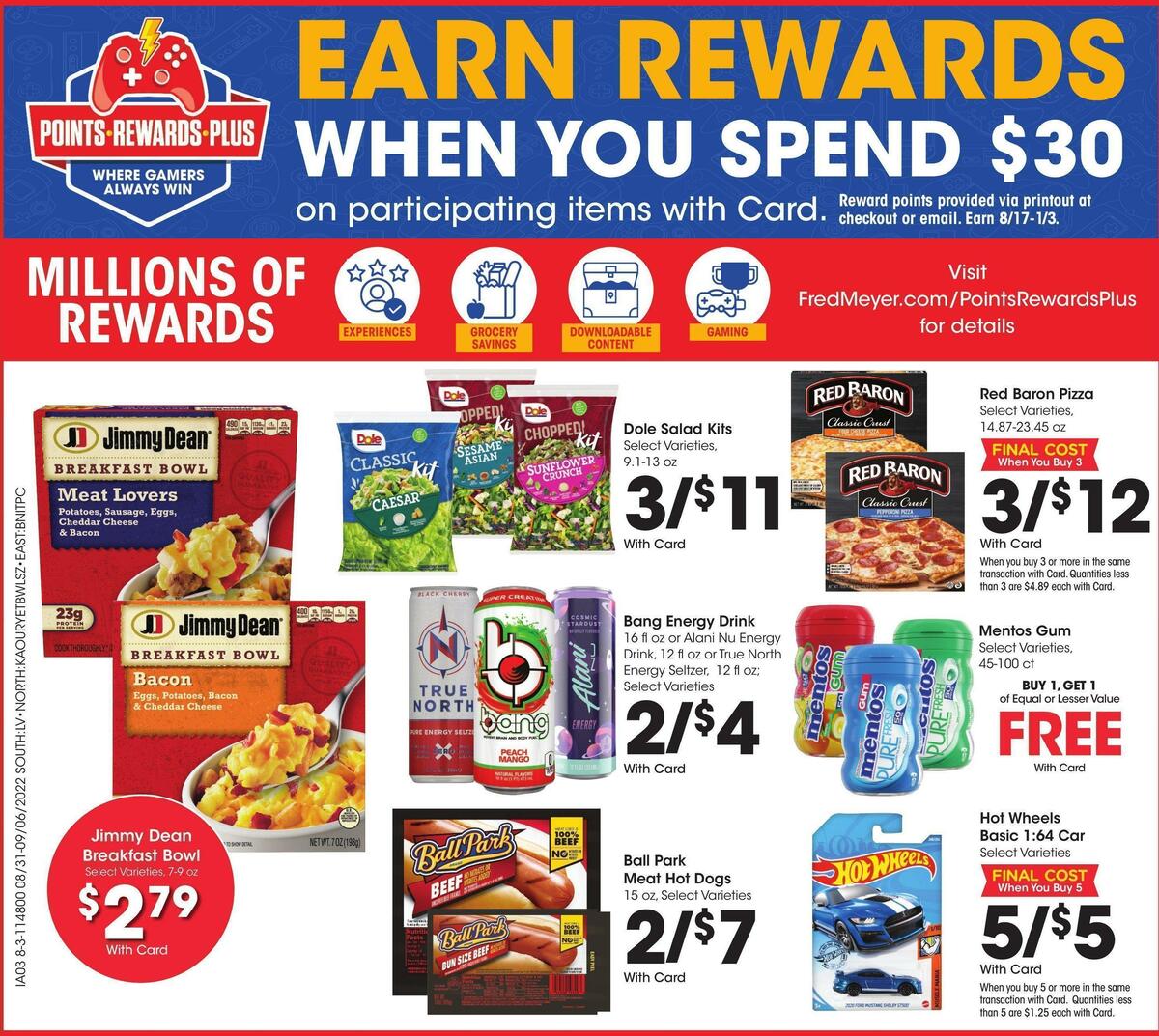 Fred Meyer Weekly Ad from August 31