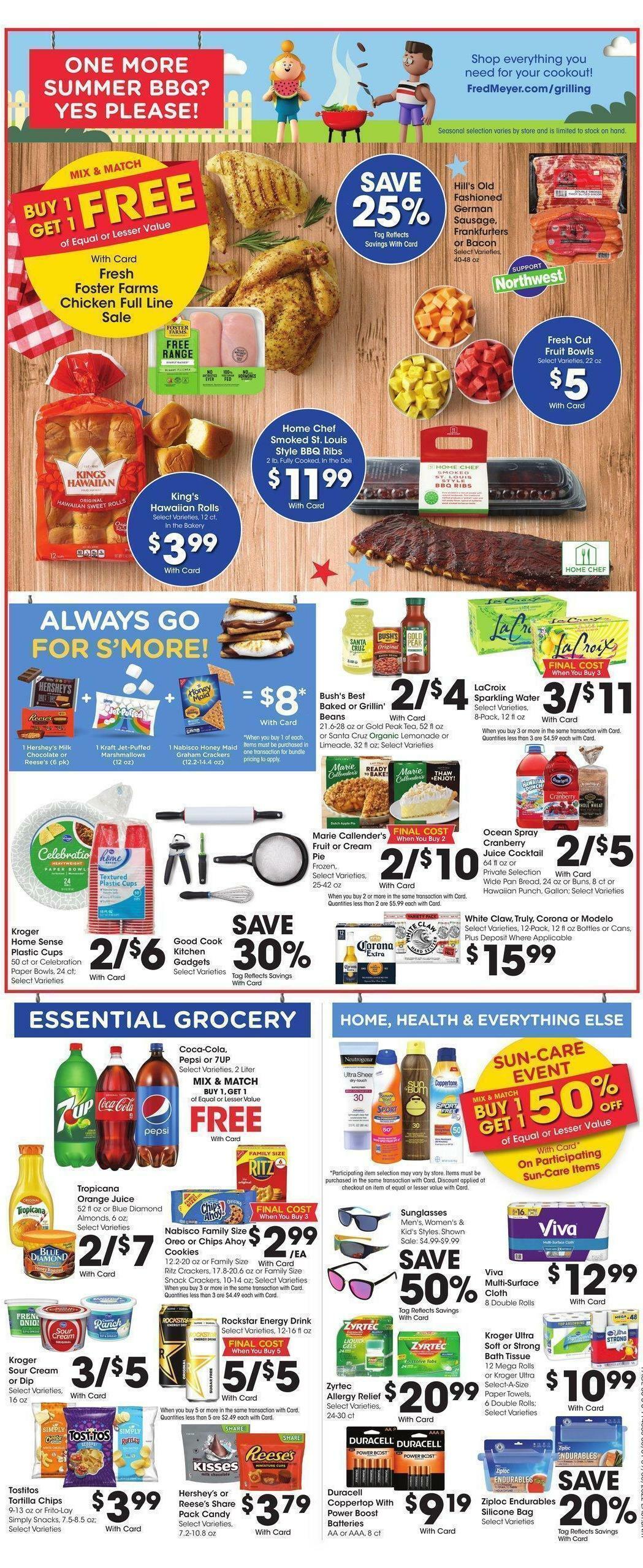 Fred Meyer Weekly Ad from August 31