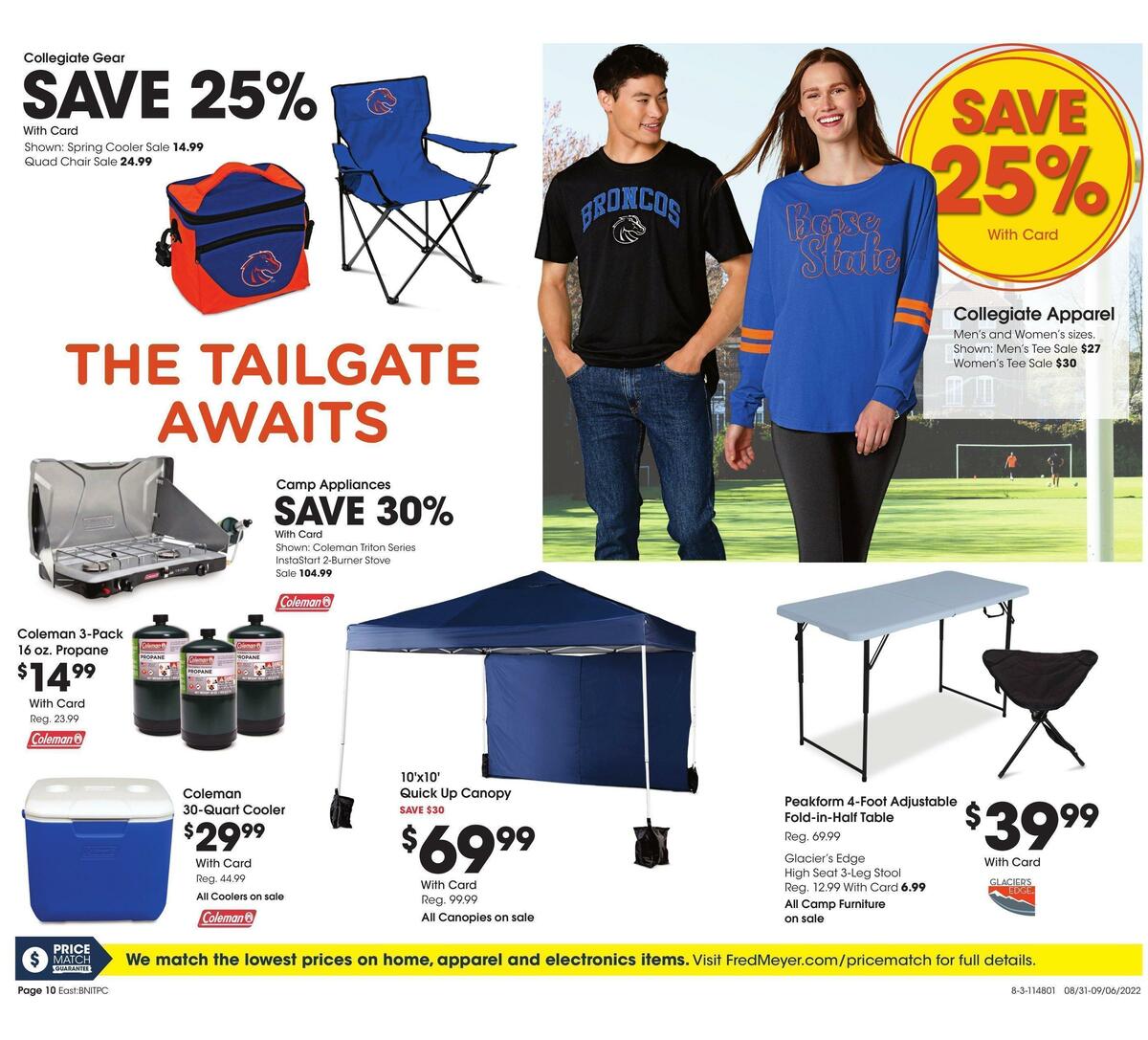 Fred Meyer General Merchandise Weekly Ad from August 31