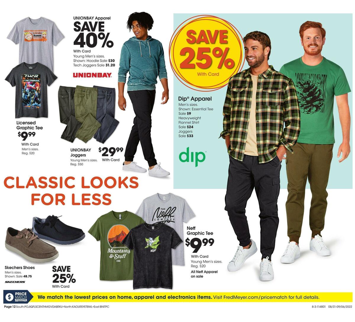 Fred Meyer General Merchandise Weekly Ad from August 31