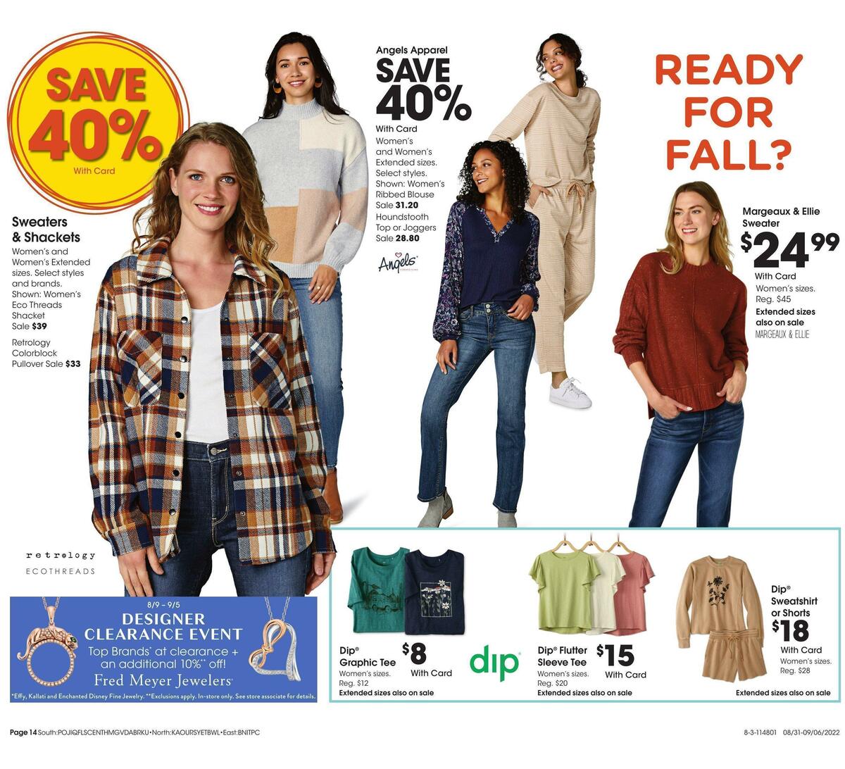 Fred Meyer General Merchandise Weekly Ad from August 31