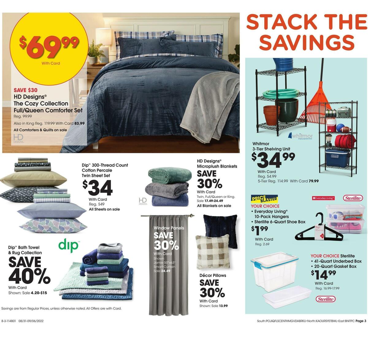 Fred Meyer General Merchandise Weekly Ad from August 31