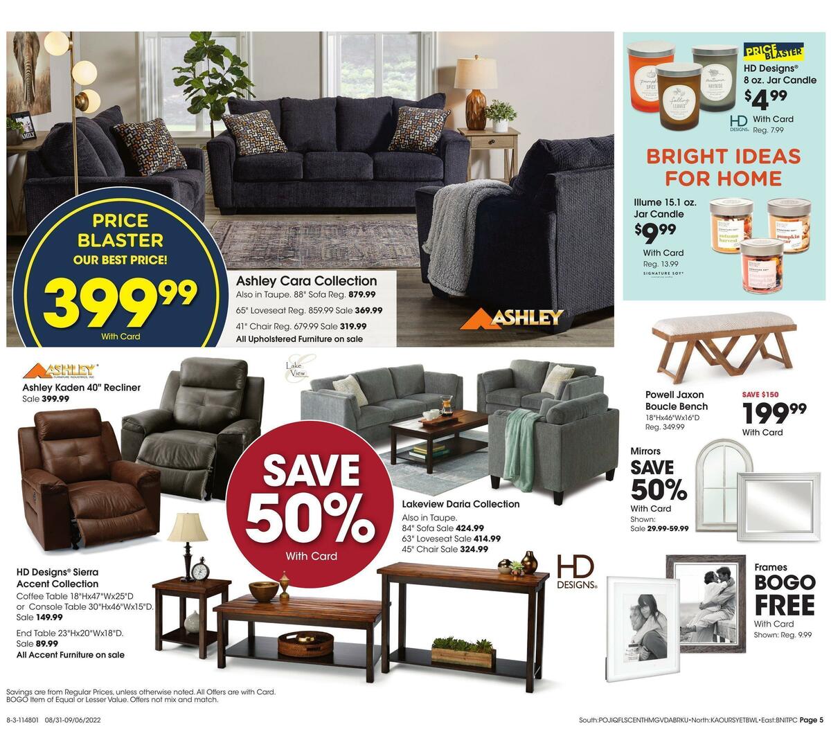 Fred Meyer General Merchandise Weekly Ad from August 31