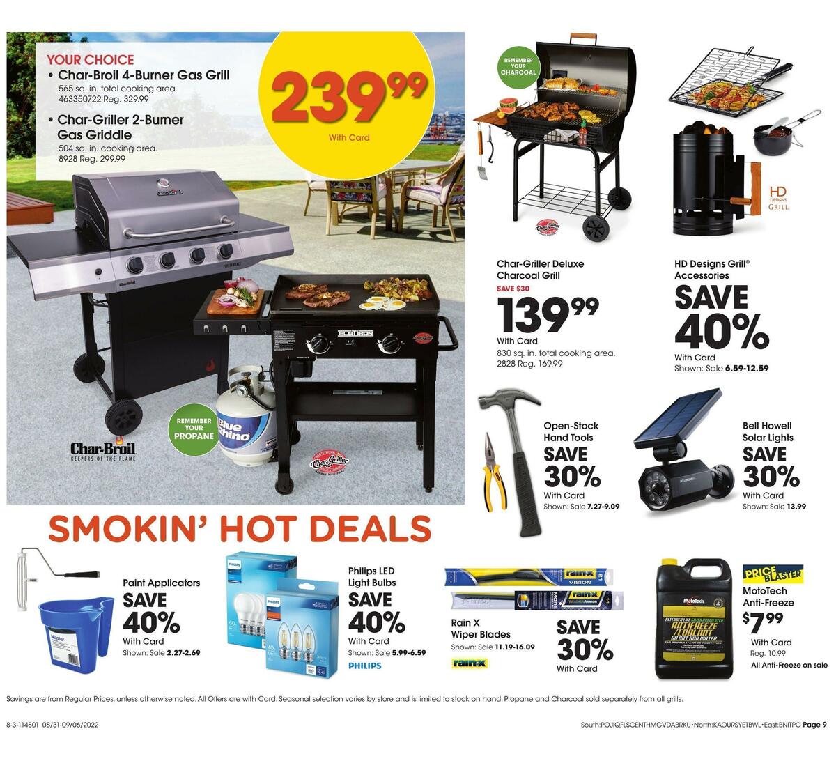 Fred Meyer General Merchandise Weekly Ad from August 31