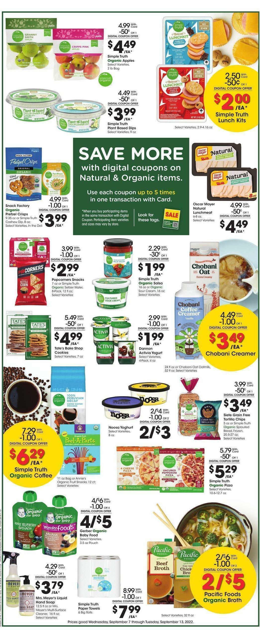 Fred Meyer Weekly Ad from September 7
