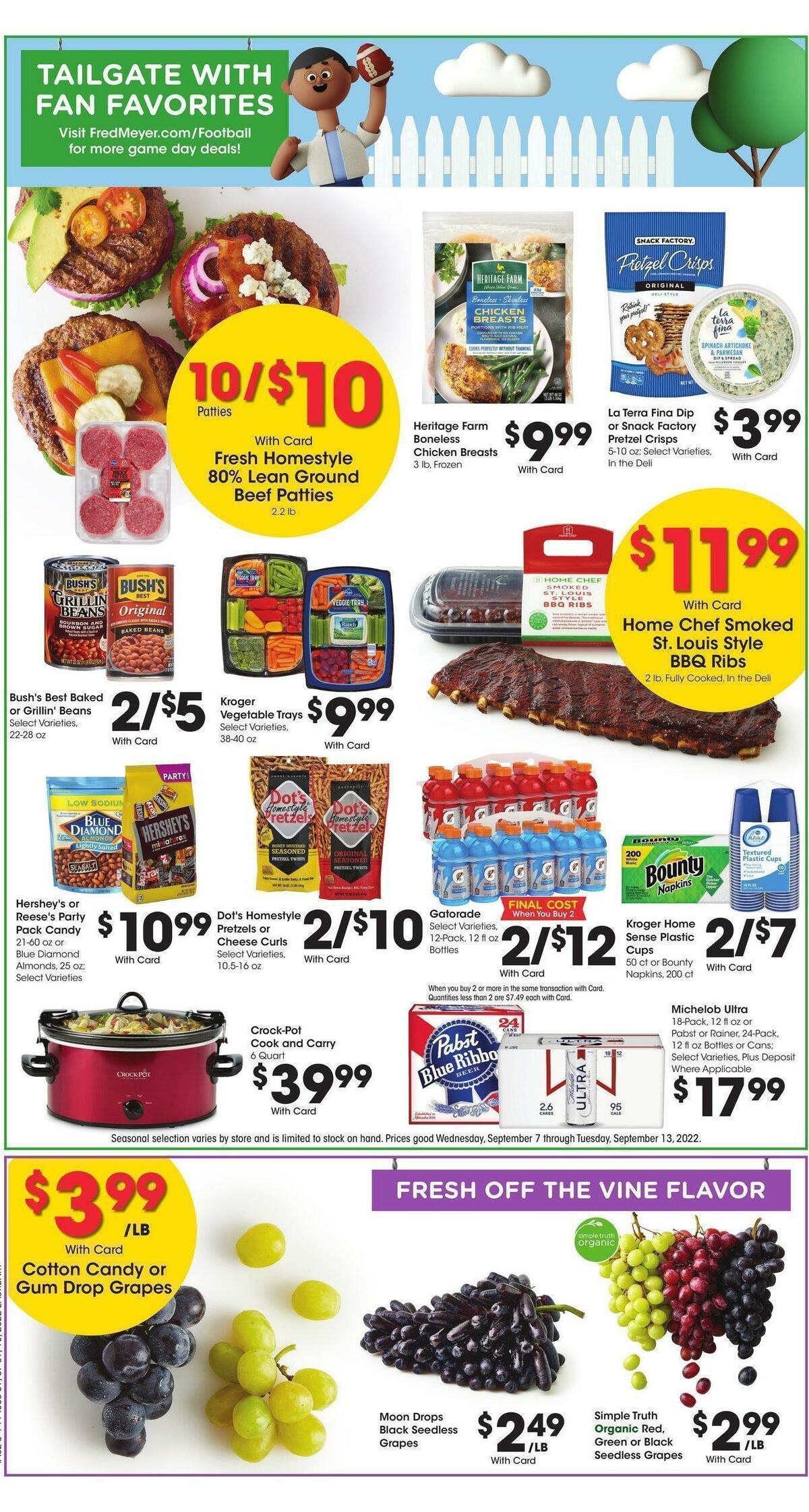 Fred Meyer Weekly Ad from September 7