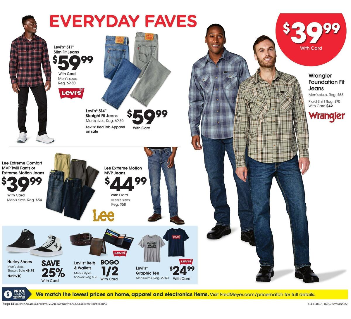 Fred Meyer General Merchandise Weekly Ad from September 7