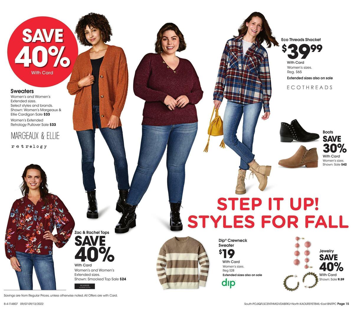 Fred Meyer General Merchandise Weekly Ad from September 7