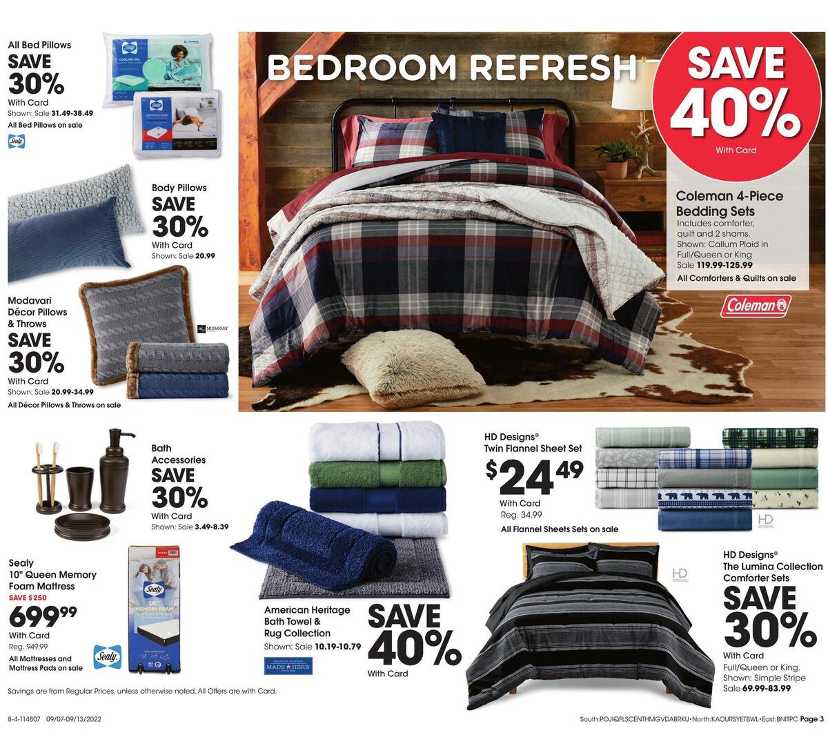 Fred Meyer General Merchandise Weekly Ad from September 7