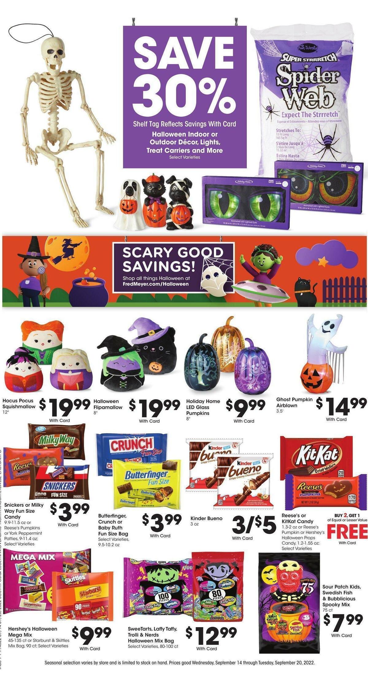 Fred Meyer Weekly Ad from September 14