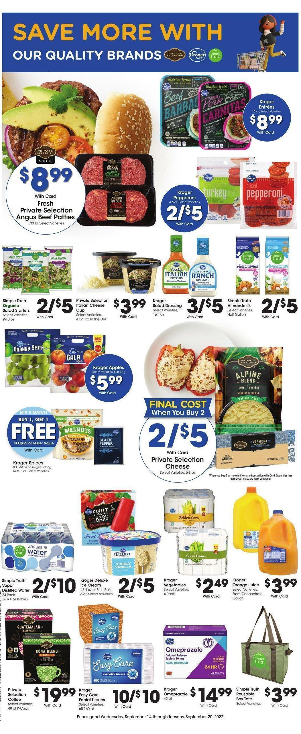 Fred Meyer Weekly Ad from September 14