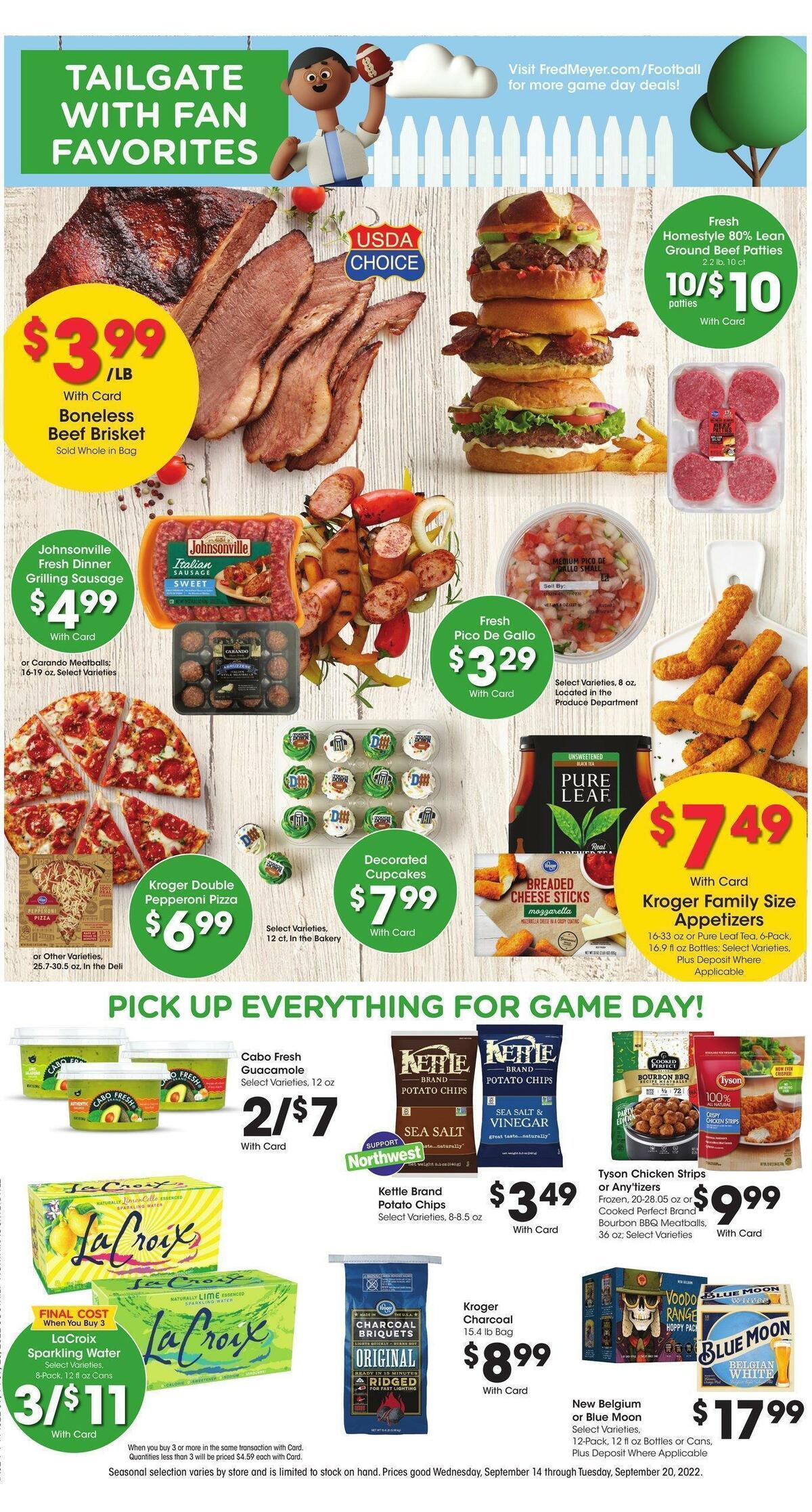 Fred Meyer Weekly Ad from September 14