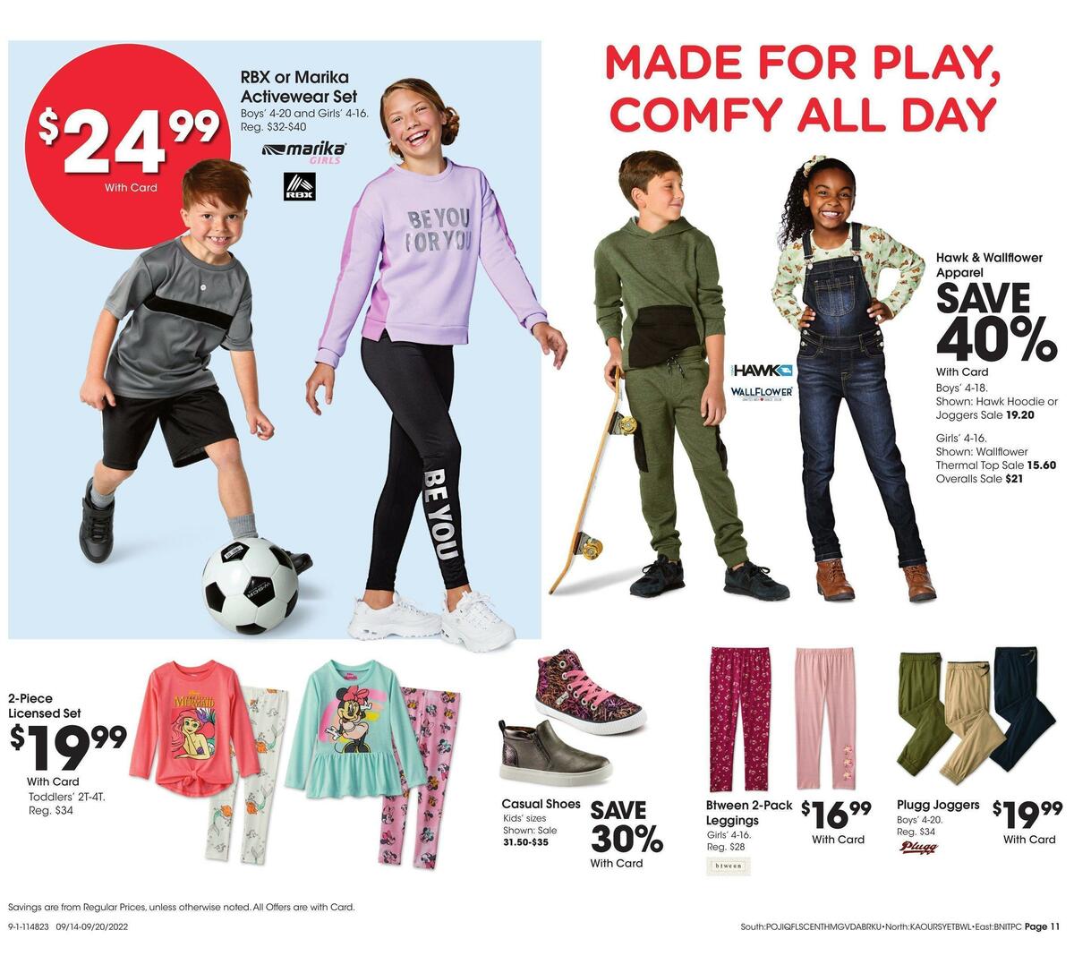 Fred Meyer General Merchandise Weekly Ad from September 14