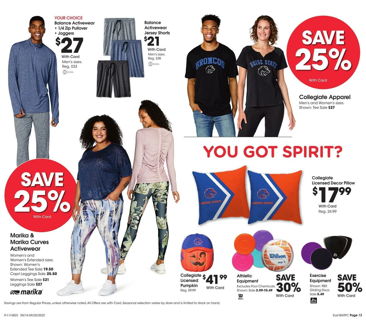 Fred Meyer General Merchandise Weekly Ad from September 14