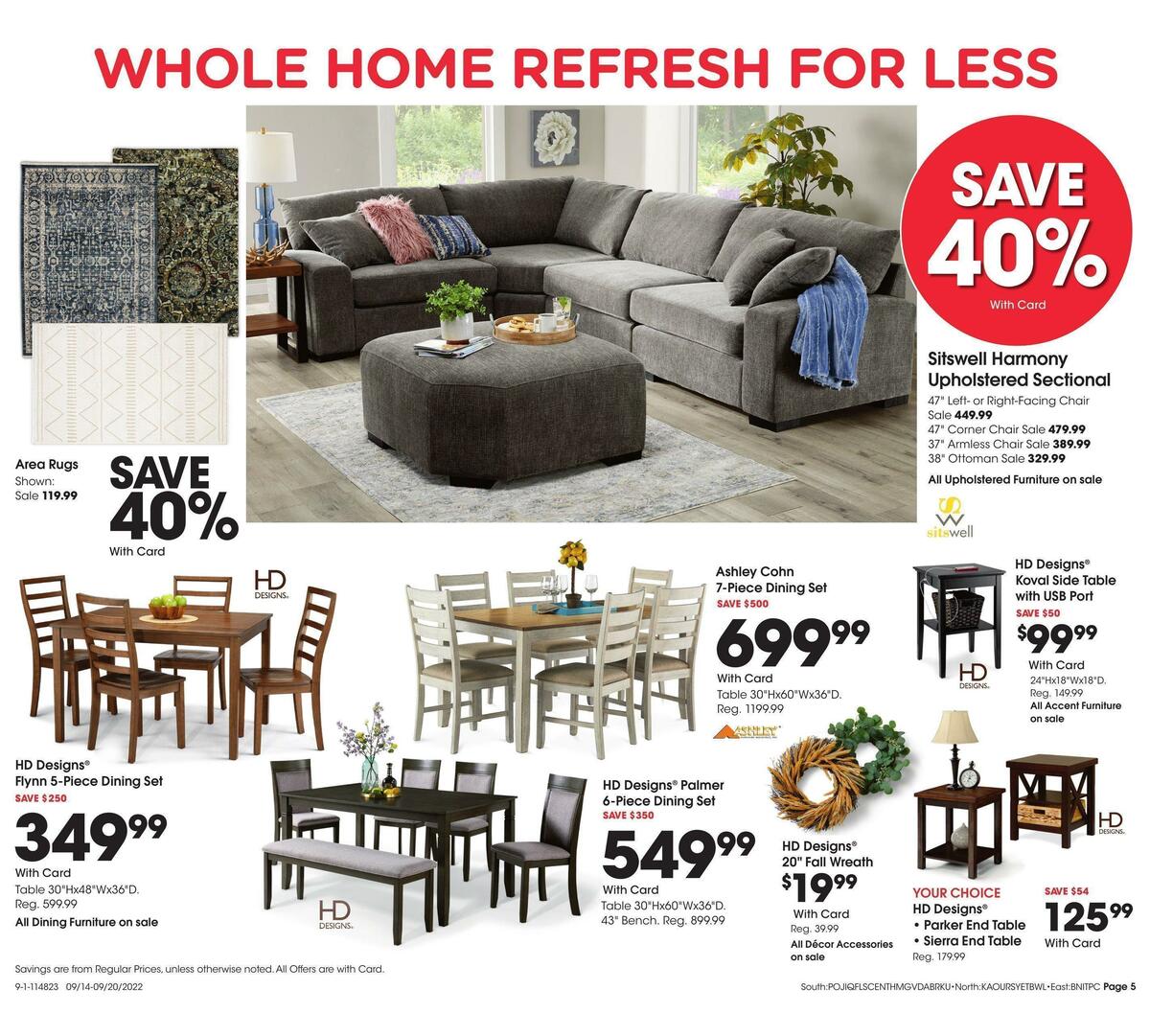 Fred Meyer General Merchandise Weekly Ad from September 14