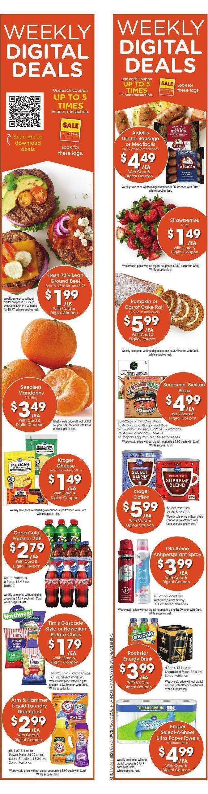 Fred Meyer Weekly Ad from September 21