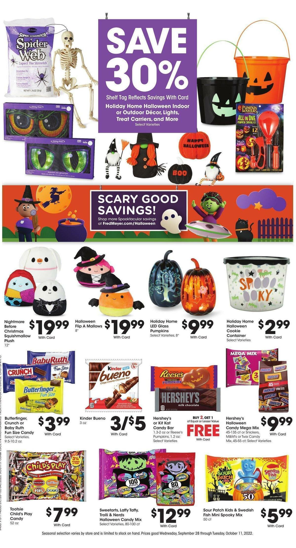 Fred Meyer Weekly Ad from September 28