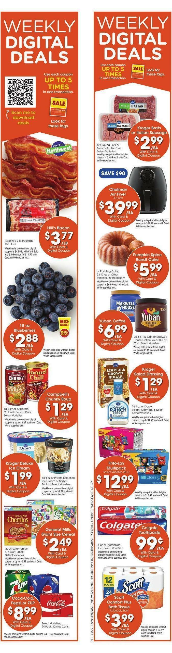 Fred Meyer Weekly Ad from September 28