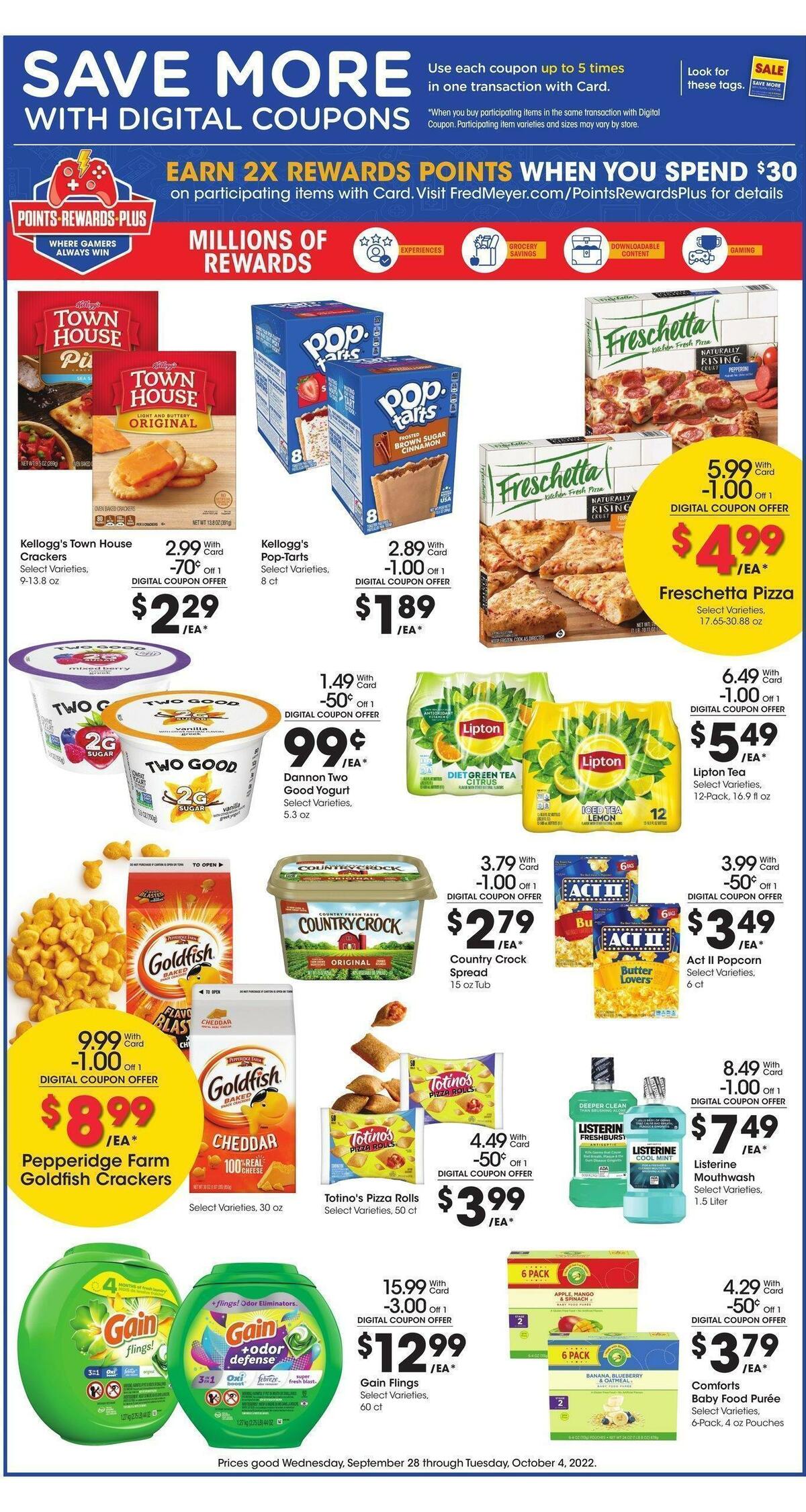 Fred Meyer Weekly Ad from September 28
