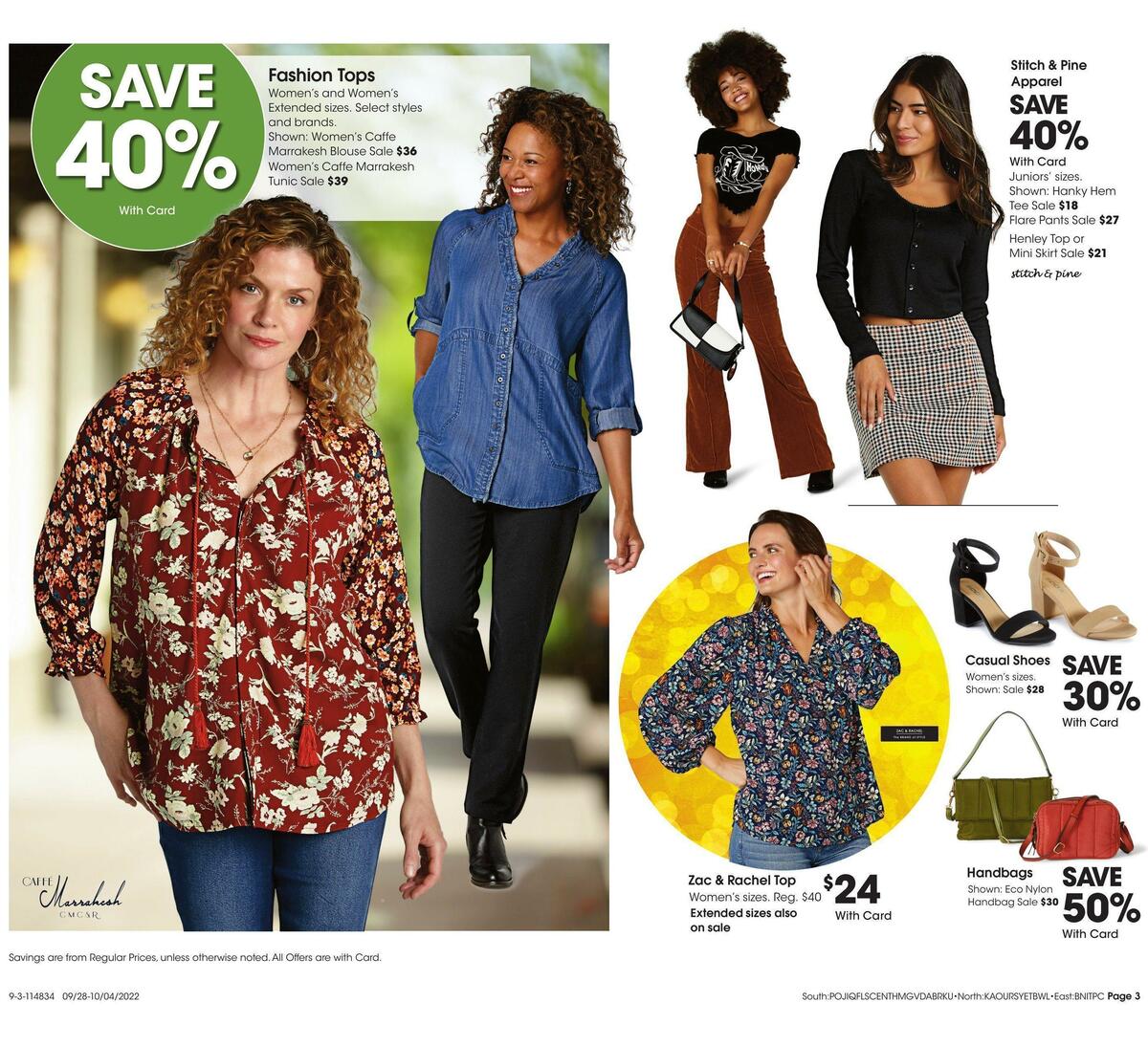 Fred Meyer General Merchandise Weekly Ad from September 28