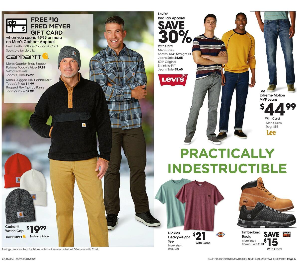 Fred Meyer General Merchandise Weekly Ad from September 28
