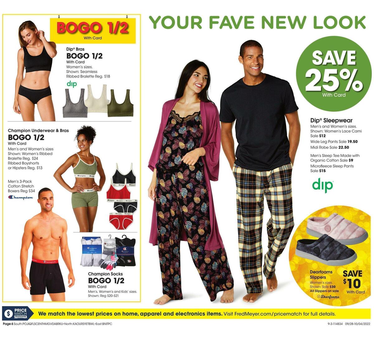 Fred Meyer General Merchandise Weekly Ad from September 28