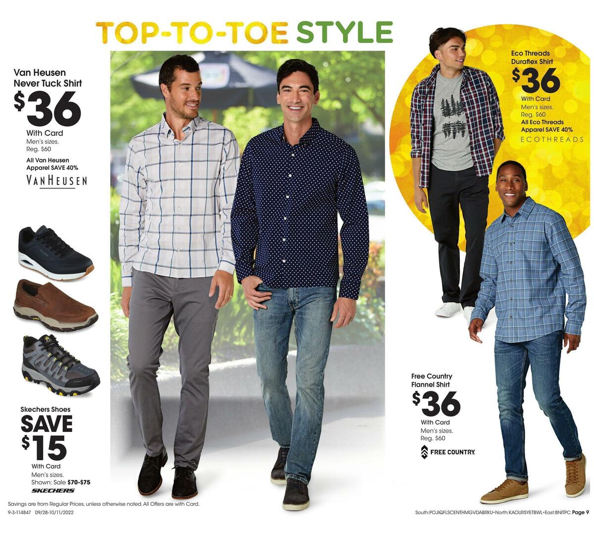 Fred Meyer Apparel Fall Preview Look Book Weekly Ad from September 28