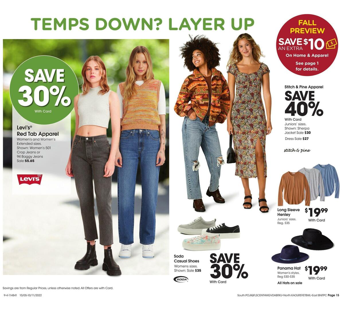 Fred Meyer General Merchandise Weekly Ad from October 5