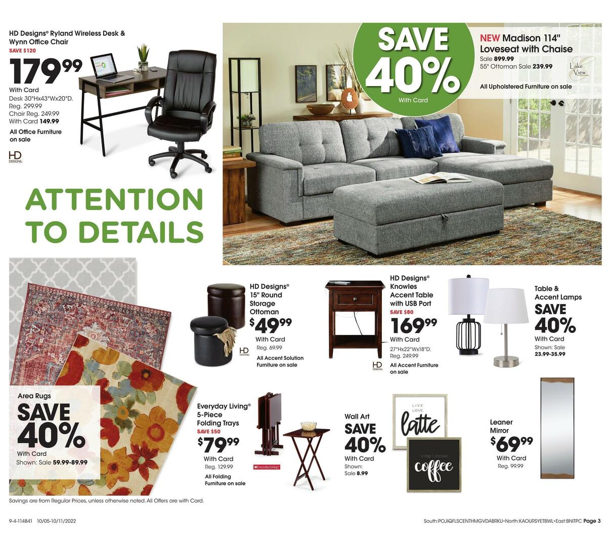 Fred Meyer General Merchandise Weekly Ad from October 5