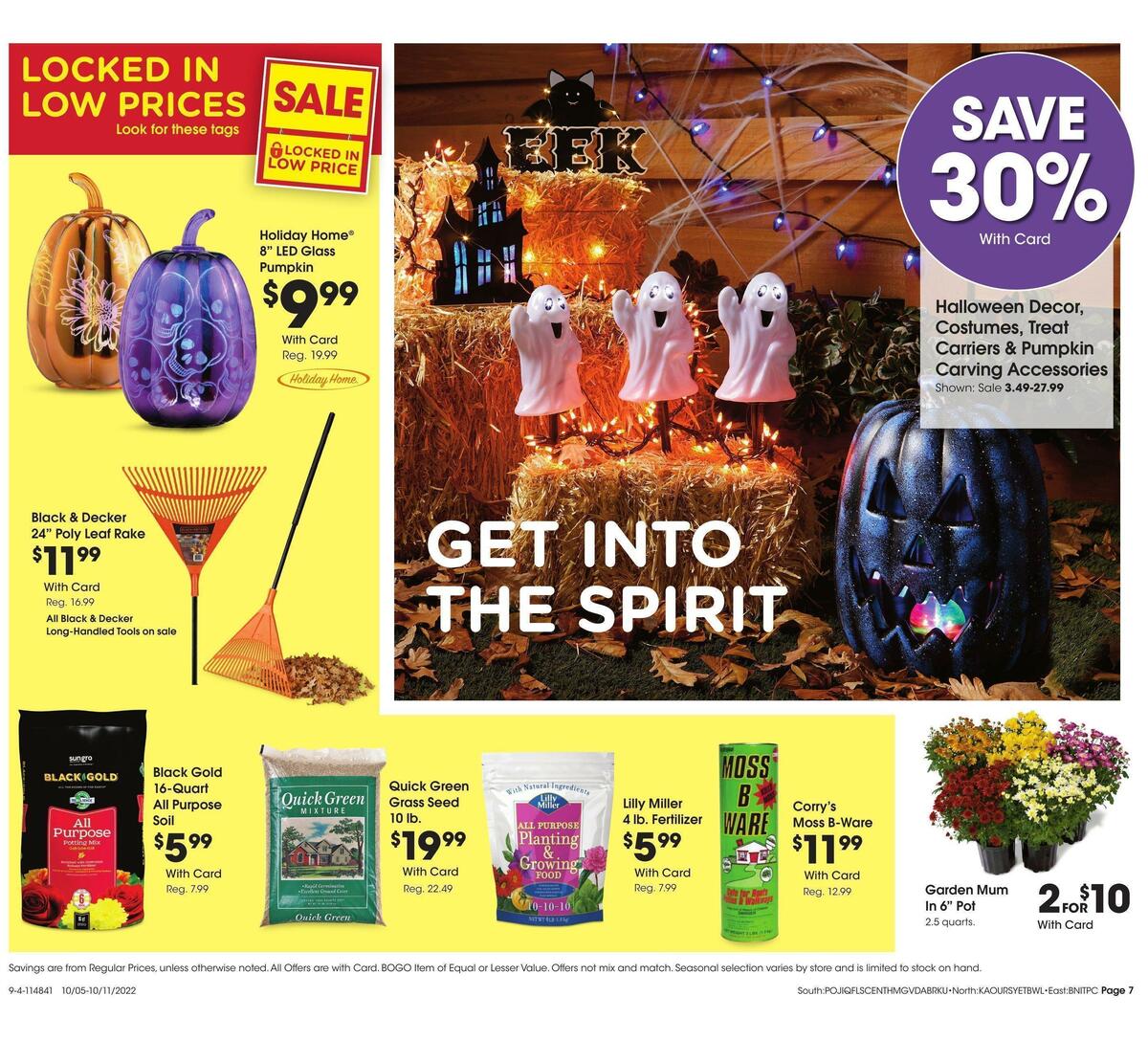 Fred Meyer General Merchandise Weekly Ad from October 5